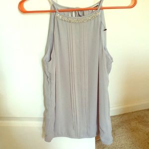 Express tank with beaded detail